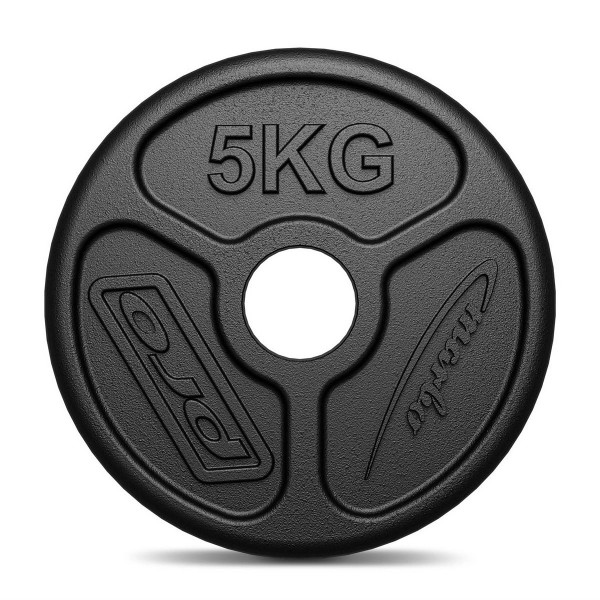 Блін для олімпійської штанги чавунний Marbo Sport 5кг