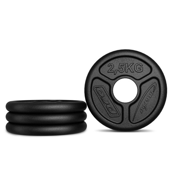 Блін для олімпійської штанги чавунний Marbo Sport 2,5кг