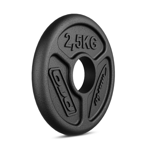 Блін для олімпійської штанги чавунний Marbo Sport 2,5кг