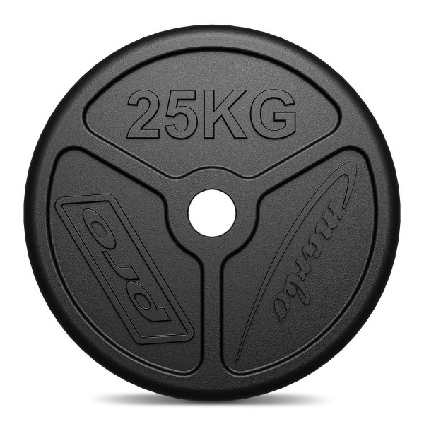Блін для олімпійської штанги чавунний Marbo Sport 25кг