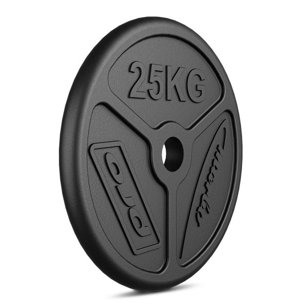 Блін для олімпійської штанги чавунний Marbo Sport 25кг