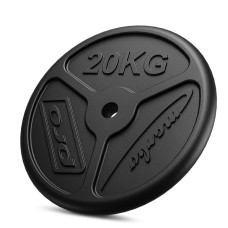 Блін для штанги чавунний Marbo Sport серія Slim 20кг