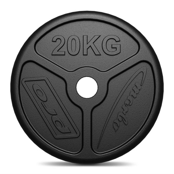 Блін для олімпійської штанги чавунний Marbo Sport 20кг