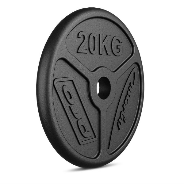 Блін для олімпійської штанги чавунний Marbo Sport 20кг