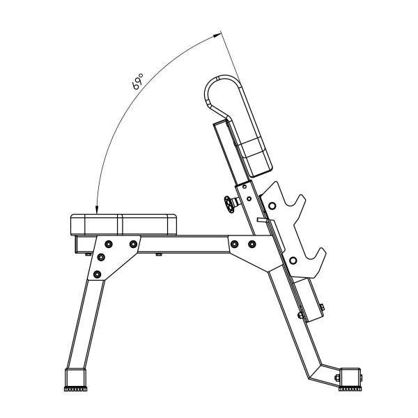 Лава Скотта з сидінням та регульованою безпекою Marbo Sport MS-L107 2.0