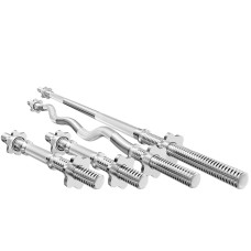 Комплект Marbo Sport MWG3 | Прямий гриф 180см + W-подібний гриф 120см + 2 x прямий гриф 40см 30мм