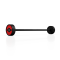 Штанга Marbo Sport MW-SG-15-K5 15кг червона