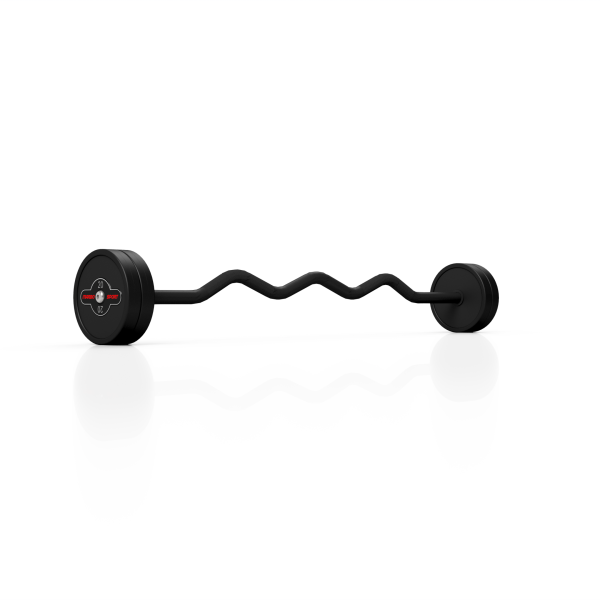 Штанга з ломаним грифом Marbo Sport MW-SG-20-L-k2 20кг чорна