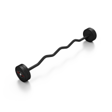 Штанга з ломаним грифом Marbo Sport MW-SG-15-L-k2 15кг чорна