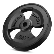 Чавунний прогумований диск 15кг ø31мм Marbo Sport