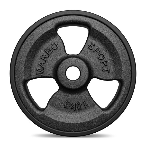 Чавунний прогумований диск 10кг ø31мм Marbo Sport
