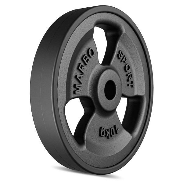 Чавунний прогумований диск 10кг ø31мм Marbo Sport