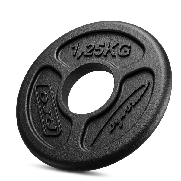 Набір олімпійських чавунних дисків Marbo Sport 30кг / 4x5кг + 2x2,5кг + 4x1,25кг