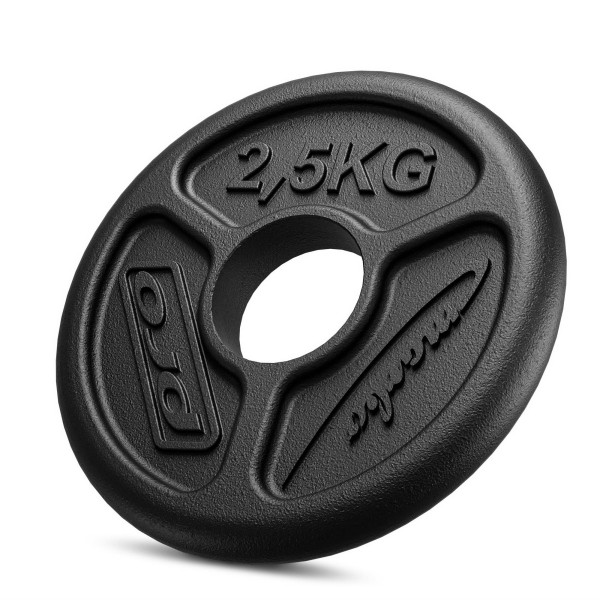 Набір олімпійських чавунних дисків Marbo Sport 30кг / 4x5кг + 2x2,5кг + 4x1,25кг