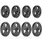Набір прогумованих чавунних дисків 31мм Marbo Sport Tri-Grip 30кг / 4x5кг + 4x2,5кг
