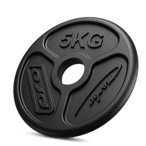 Набір олімпійських чавунних дисків Marbo Sport 30кг / 4x5кг + 2x2,5кг + 4x1,25кг