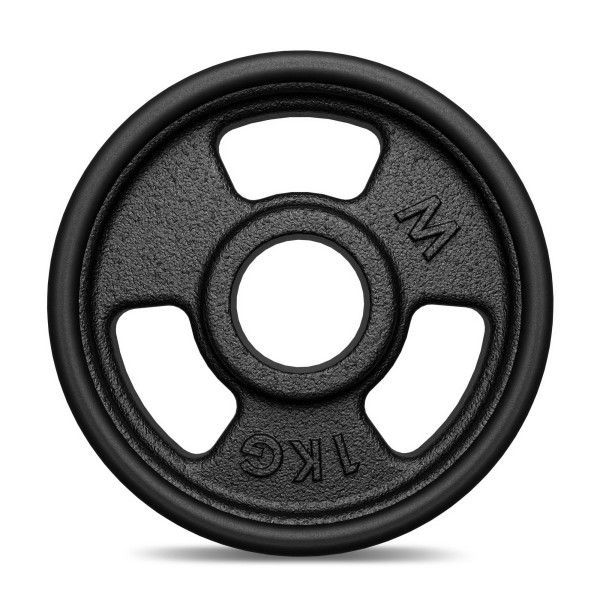 Чавунний прогумований диск 1кг ø31мм Marbo Sport