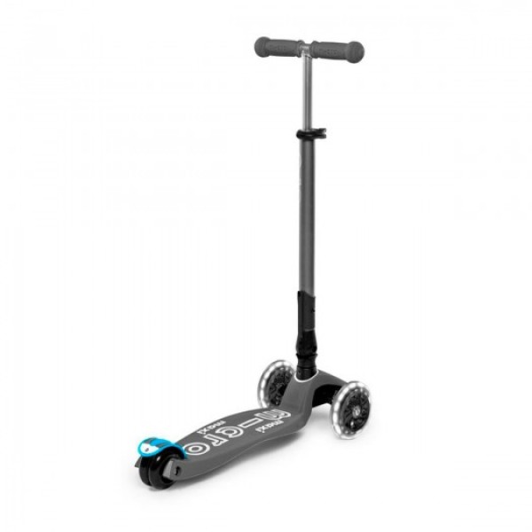 Самокат складаний Micro Maxi Deluxe LED, Вулканичний сірий