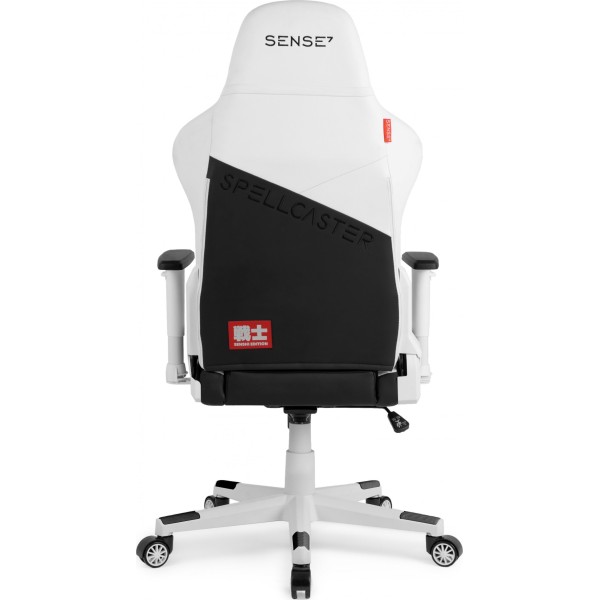 Ігрове крісло Sense7 Spellcaster Senshi Edition, екошкіра, біле