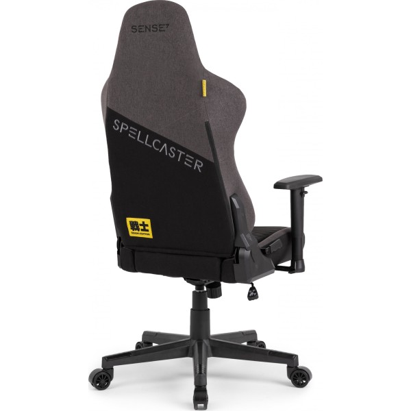 Ігрове крісло Sense7 Spellcaster Senshi Edition, тканина, сіре