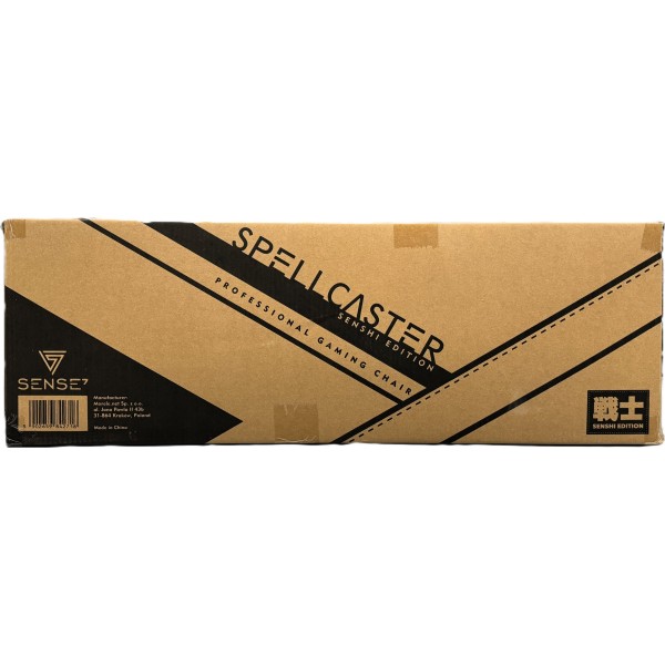 Ігрове крісло Sense7 Spellcaster Senshi Edition, тканина, сіре