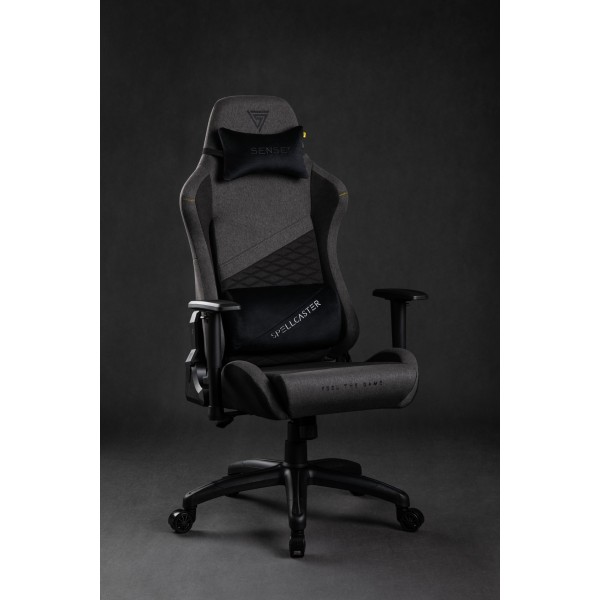 Ігрове крісло Sense7 Spellcaster Senshi Edition XL, тканина, сіре