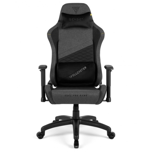 Ігрове крісло Sense7 Spellcaster Senshi Edition XL, тканина, сіре