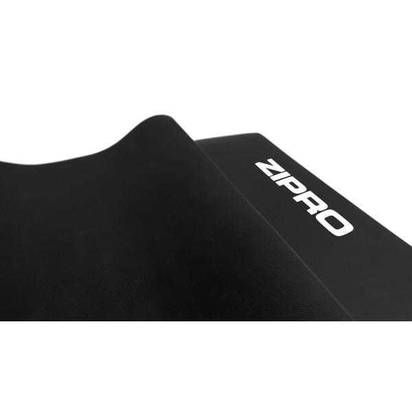 Килимок для йоги Zipro Natural Rubber з ременем 183x68 см, чорний