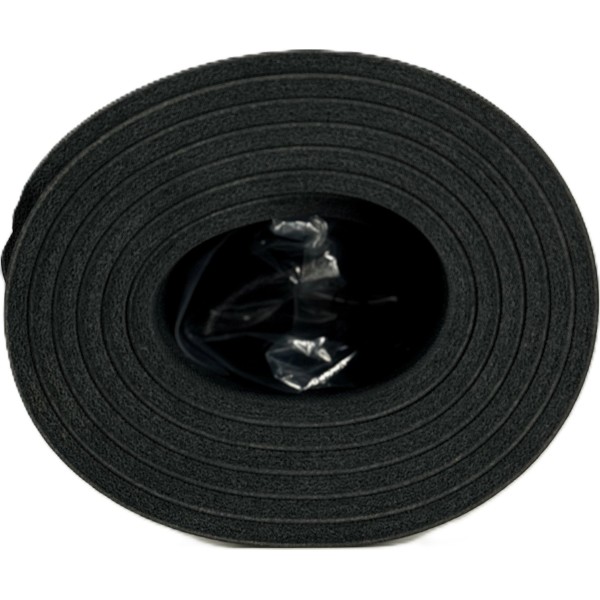 Килимок для йоги Zipro Natural Rubber з ременем 183x68 см, чорний