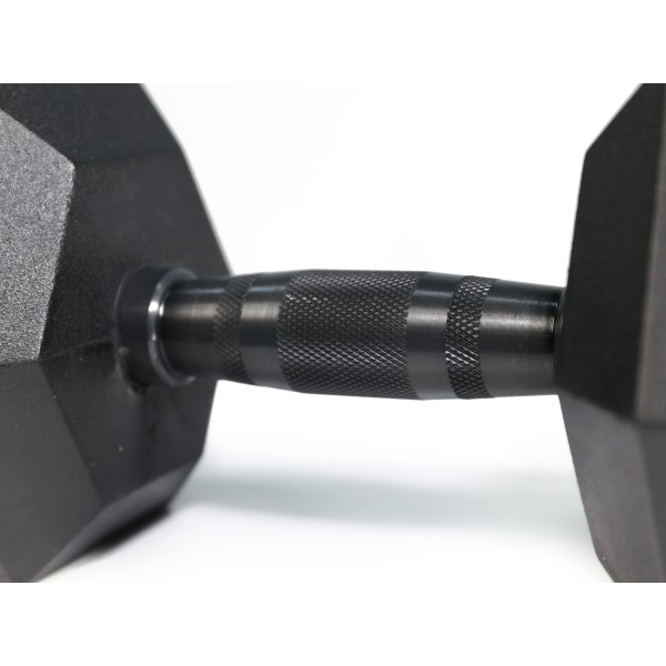 Гантеля Zipro HEX з фіксованою вагою та гумовим покриттям, 2.5 кг