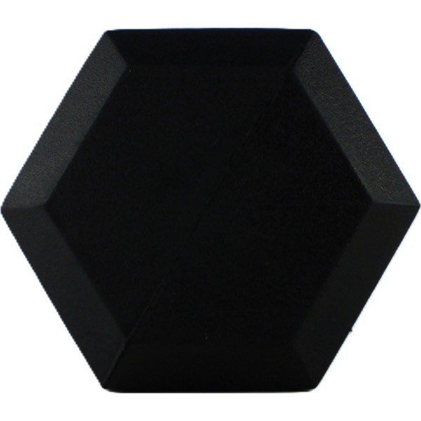 Гантеля Zipro HEX з фіксованою вагою та гумовим покриттям, 2.5 кг