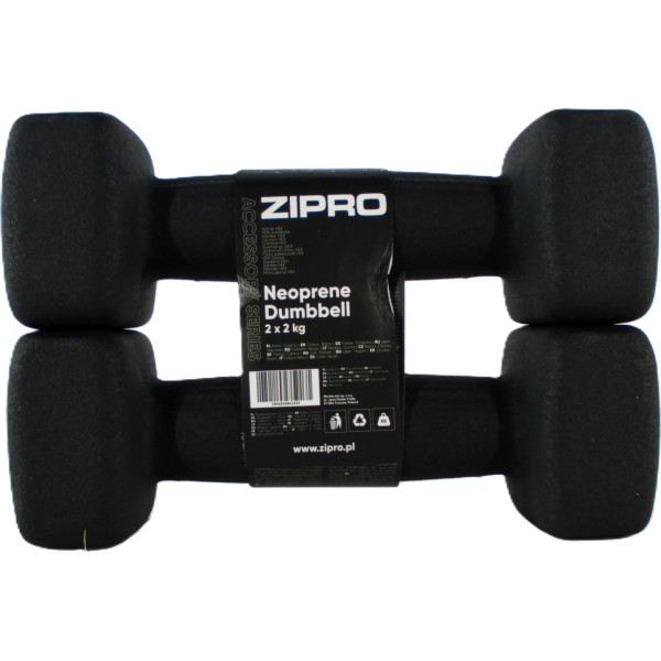 Неопренова гантель Zipro, 2х2 кг