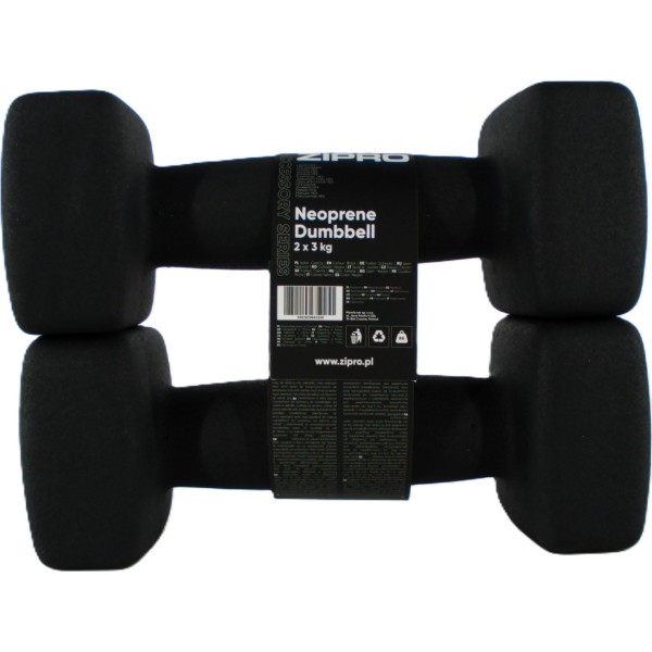 Неопренова гантель Zipro, 2х3 кг