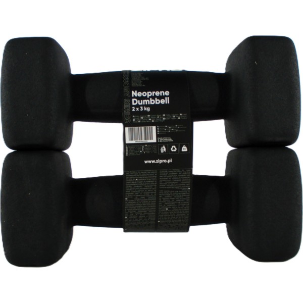 Неопренова гантель Zipro, 2х3 кг