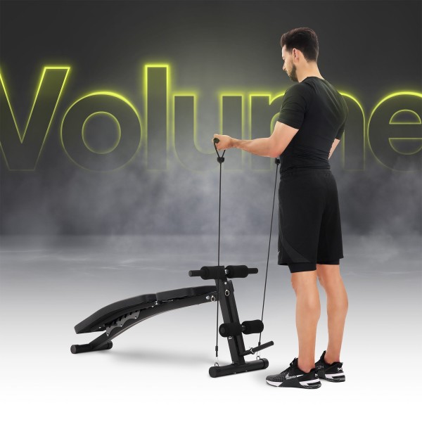 Багатофункціональна лавка Zipro Volume з еспандерами