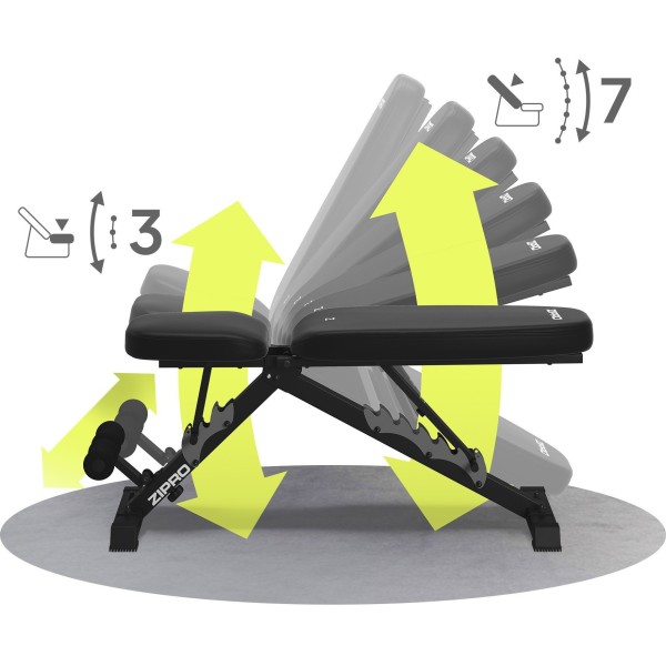 Лавка тренувальна Zipro Jacked регульована