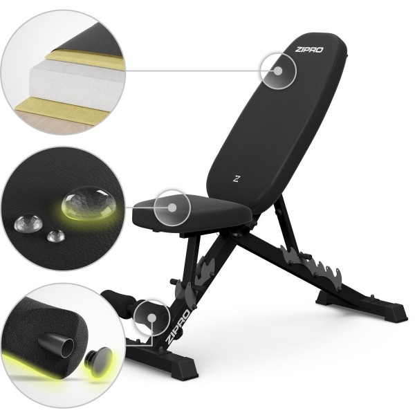 Лавка тренувальна Zipro Jacked регульована