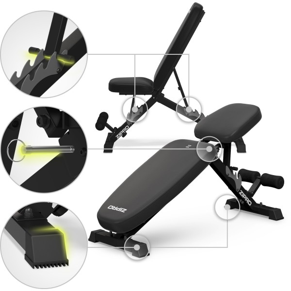 Лавка тренувальна Zipro Jacked регульована