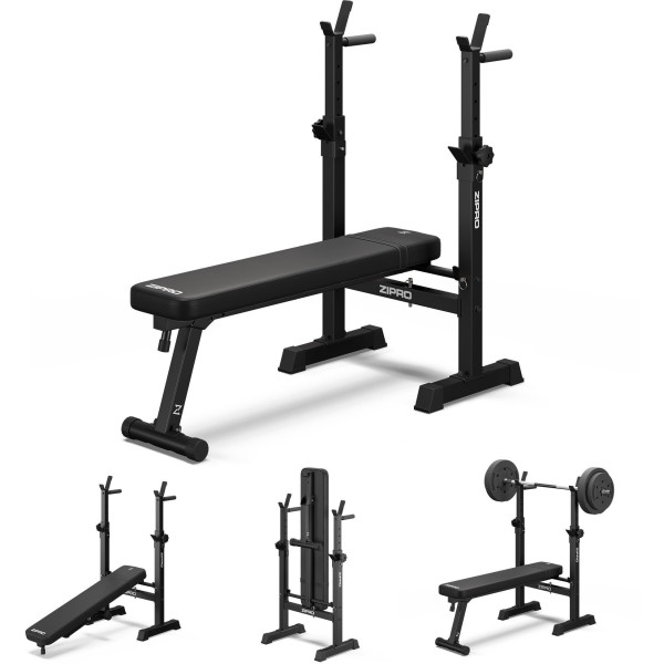 Лавка для жиму зі стійкою Zipro Core складана