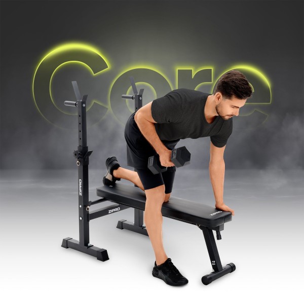 Лавка для жиму зі стійкою Zipro Core складана