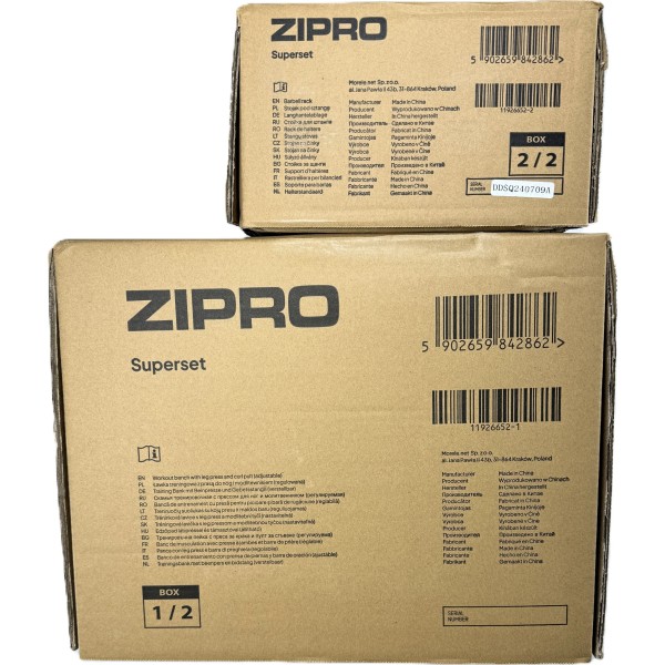 Багатофункціональна лавка Zipro Superset зі стійками і тренажером Скотта