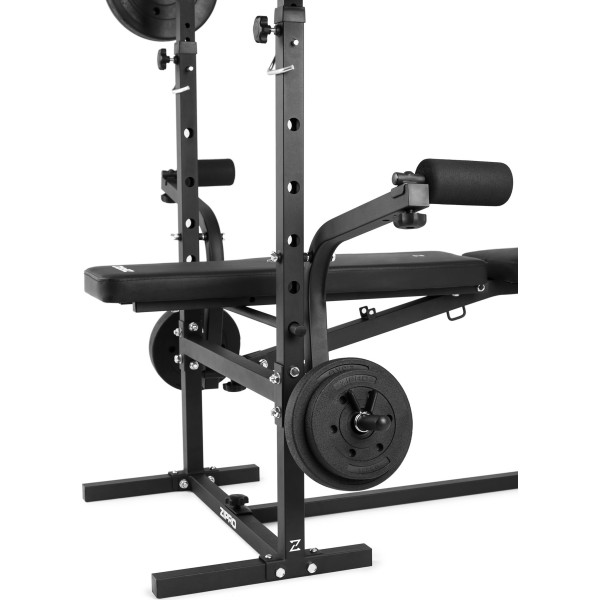 Багатофункціональна лавка Zipro Ripped зі стійками і тренажером Скотта