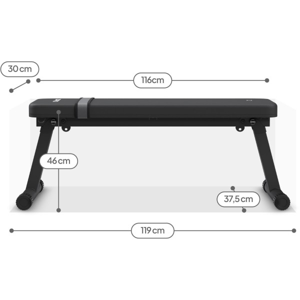Лавка для пресу складана Zipro Plank з ремнем для перенесення