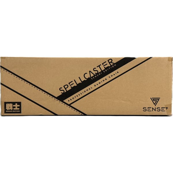 Ігрове крісло Sense7 Spellcaster Senshi Edition, тканина, чорне