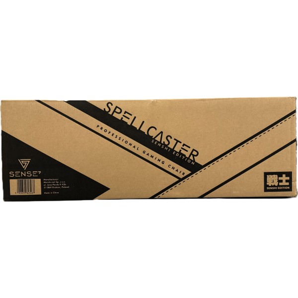 Ігрове крісло Sense7 Spellcaster Senshi Edition, тканина, чорне
