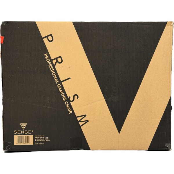 Ігрове крісло SENSE7 Prism, тканина, чорне