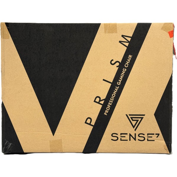 Ігрове крісло SENSE7 Prism, тканина, чорно-сіре