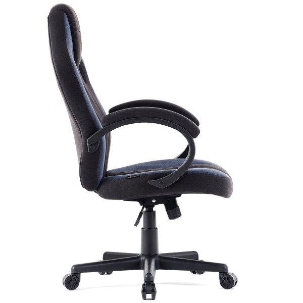 Ігрове крісло SENSE7 Prism, тканина, чорно-синє