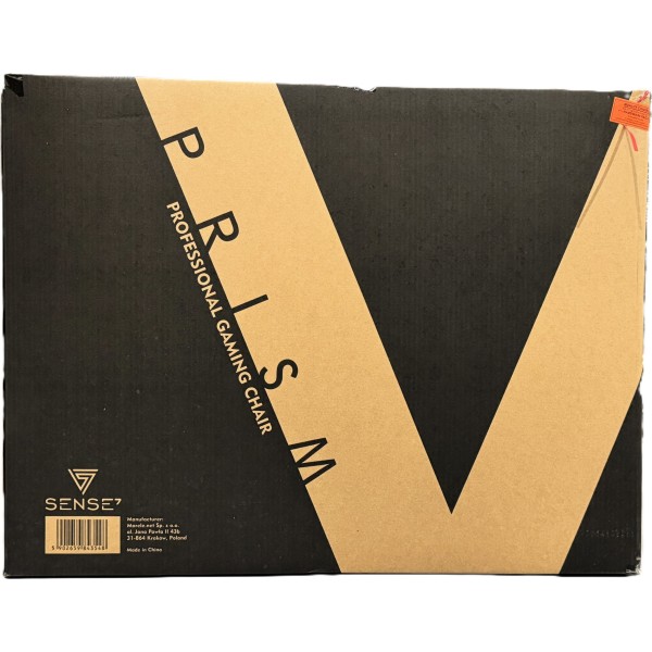 Ігрове крісло SENSE7 Prism, тканина, чорно-синє