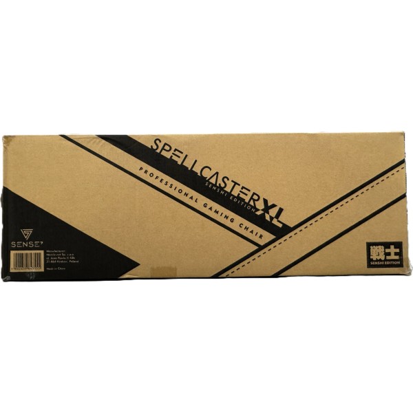 Ігрове крісло Sense7 Spellcaster Senshi Edition XL, тканина, чорне